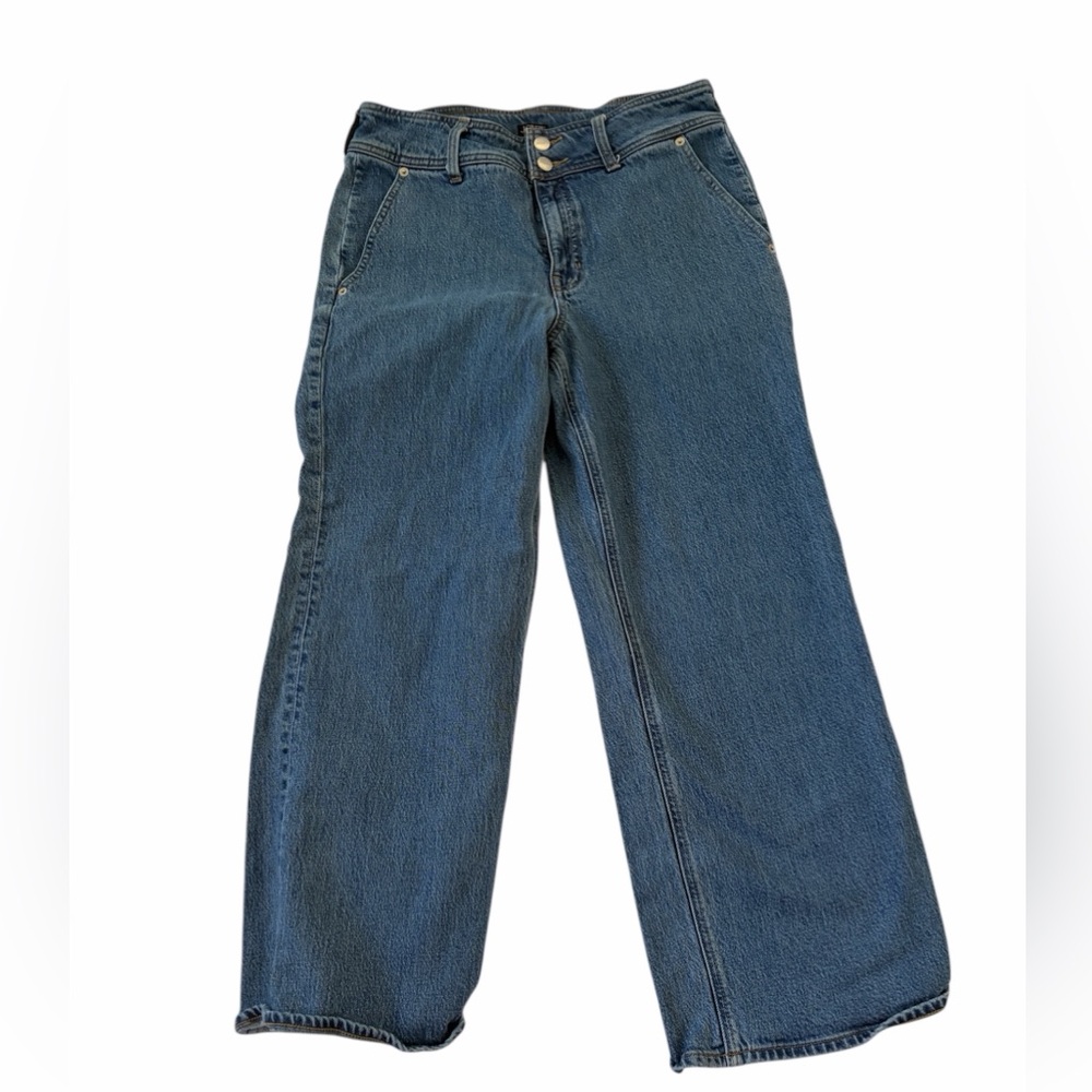 J.CREW | wide leg high rise jeans